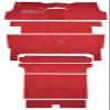 Cut and Sewn Daytona Replacement Auto Carpet Floor Liner - - fits 1956-1956 Chevrolet Two-Ten Series 2 Door Wagon Bucket Seat Complete (Black) view 1