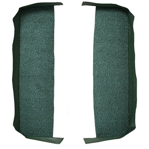 Door Panel Carpet Flooring Die Cut Loop - fits 1968-1972 Pontiac GTO 5 Inch Inserts (Dark Blue)