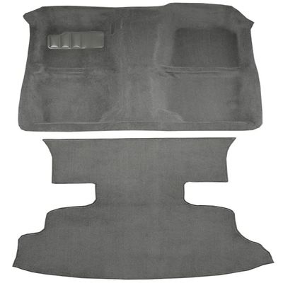 Replacement Auto Carpet Floor Liner - Molded Cutpile - fits 1989-1994 Nissan 240SX Coupe Hatchback Complete (Maroon)