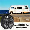 Spare Tire Covers for Trailers Take Me to Mountains Tires for Cars Weatherproof Dust-Proof Universal for Trailer SUV Camp Travel Trailer 12" 13" 14" 15" 16" 17 Inch view 2