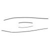 Subaru 2021-2023 Crosstrek Sport Models Door Edge Guards Set of 4 Genuine (Plasma Yellow Pearl) view 3