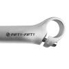 FIFTY-FIFTY Bike Bar Ends, Mountain Bike Handlebar Ends, Aluminium Alloy MTB Bicycle Bar Extender (Brushed Silver) view 3