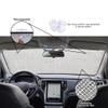 CafeTime Dog Car Windshield Sunshade Cute Labrador Dog with American US Flag Patriotic Vehicle Front Windshield Sun Shade Visor UV Ray Reflector Sun Protector, Keep Vehicle Cool, 51" x 26.8" view 4