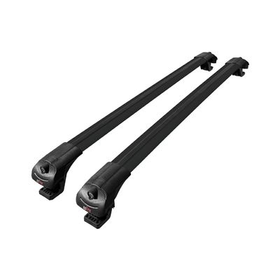 Compatible with Dacia Duster (HS) Post-Facelift 2014-2017 ACE-1 Model Car Roof Rack Cross Bar Black Aluminium 2 Bars
