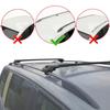 Compatible with Dacia Duster (HS) Post-Facelift 2014-2017 ACE-1 Model Car Roof Rack Cross Bar Black Aluminium 2 Bars view 2