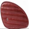 Trip Machine Company Genuine Leather Motorcycle Tank Pad Handcrafted Crunch Leather Tank Protector Premium Aesthetic Upgrade for Motorcycles (Leather Classic Stripes Cherry Red) view 2