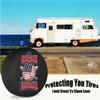 Trailer Spare Tire Cover As American As Baseball RV Tire Covers for Towable Tires Weatherproof Dust-Proof Universal for SUV, Camp, and Travel Vehicles 12" 13" 14" 15" 16" 17 Inch view 2