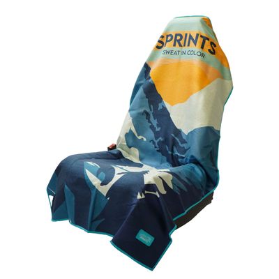 Sprints Athletic Running Towel, Full-Sized, Car Seat Cover - Moisture Wicking (Sasquatch)
