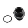 Tepilauda 12AN Male Flare to 12 ORB O Ring Boss Fitting Adapter Aluminum Straight Black view 4