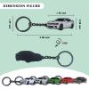 glahorse For Dodge Challenger Dakota Charger SRT Avenger Durango Caravan Keychain,For Challenger Charger 392 Scat Pack,For Dodge Charger Accessories 2015-2022 view 2