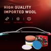 KUIMIT 5" Buffing Polishing Pads, 6Pcs 5.6inch 125mm for 5 Inch Backing Plate, Compound Buffing Sponge Pads and Woolen Pads Cutting Polishing Pad Kit for Car Buffer Polisher (Honeycomb Structure) view 2