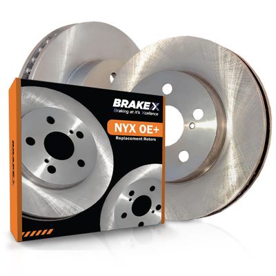 Brake X Rear Brake Rotors Kit Replacement for 2010 HYUNDAI GENESIS | Advanced X Disc Rotors