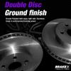 Brake X Rear Brake Rotors Kit Replacement for 2010 HYUNDAI GENESIS | Advanced X Disc Rotors view 4