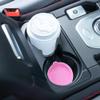 Amooca Automotive Cup Holders Universal Car Cup Coaster Waterproof Non-Slip Sift-Proof Spill Holder Car Interior Accessories 2 Pack Pink view 2