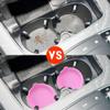 Amooca Automotive Cup Holders Universal Car Cup Coaster Waterproof Non-Slip Sift-Proof Spill Holder Car Interior Accessories 2 Pack Pink view 3