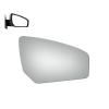 Adanz Mirror Glass fit for 2007 2008 2009 2010 2011 2012 Nissan Sentra Passenger Right Side RH with Adhesives Non Heated view 2