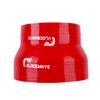 VLOCEMNYE Silicone Straight Coupler Hose,ID 3"(76mm)-3 1/2"(89mm) inch,Length 3 inch(76mm),4-Ply (5.4mm) Reinforced Turbo/Intercooler/Intake Piping Coupler Industrial Hydraulic Hoses Red view 1