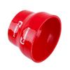 VLOCEMNYE Silicone Straight Coupler Hose,ID 3"(76mm)-3 1/2"(89mm) inch,Length 3 inch(76mm),4-Ply (5.4mm) Reinforced Turbo/Intercooler/Intake Piping Coupler Industrial Hydraulic Hoses Red view 3