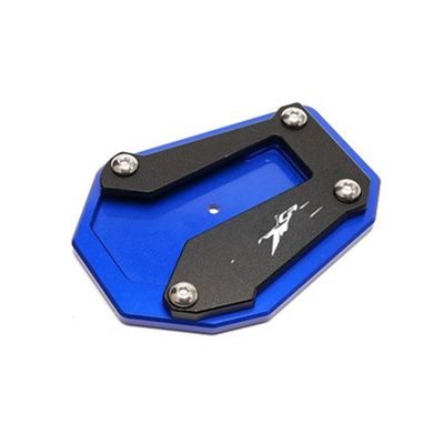 BOMATY Extension Plate Pad Motorcycle Kickstand Support Plate Side Stand Extension Pad for Africa for T&Win CRF1100L for C&RF 1100 for L 2020 2021 2022 Foot Kickstand (Color : Blue)