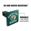 Bemidji State University Beavers Tow Trailer Hitch Cover Plug Insert 1.25" view 2