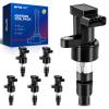 UF435 Ignition Coil,KAX 6 Packs Ignition Coil Compatible with Jaguar S-Type X-Type Replacement for UF435 C1402 view 1