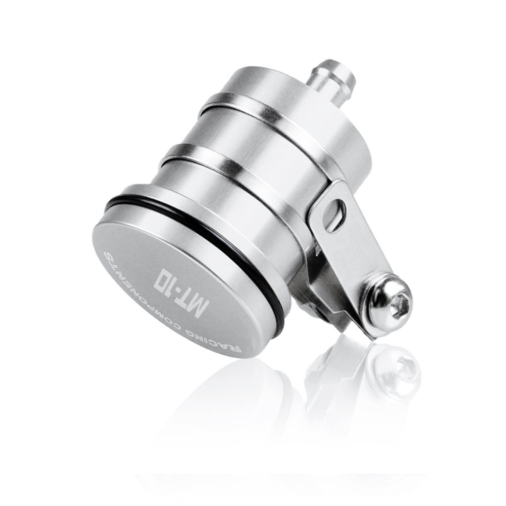 DOLOX Oil Cup for YH MT10 MT 10 MT-10 2016 2017 2018 2019 CNC Aluminum Motorcycle Rear Brake Fluid Reservoir Clutch Tank Oil Cup(Silver)