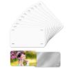 6"x3"10 Pack Sublimation License Plate Blanks, White Mini Heat Thermal Transfer Sheet DIY Picture, Metal Aluminum Custom License Plate Tag for Kids Toy Car, Bike view 1