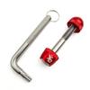 ONIPAX Bike Anti-Theft Seatpost Lock M6x45mm, Tamper-Resistant Alloy Locking Binder Bolt with 7-Lobe Security Key, Secure Bike Component Protector for Urban Commuters and Road Cycling Security view 1