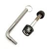 ONIPAX Bike Anti-Theft Seatpost Lock M6x45mm, Tamper-Resistant Alloy Locking Binder Bolt with 7-Lobe Security Key, Secure Bike Component Protector for Urban Commuters and Road Cycling Security view 1