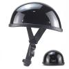Motorcycle Half Helmet, Adult Men Women Retro Open Face Helmets, Half Shell Helmets for Adults(Black, Small) view 1