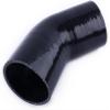 VLOCEMNYE Silicone 45 degree hose ID 3/4"(19mm)-1 1/4"(32mm) inch,Length 4 inch (102mm) 4-Ply (5.4mm) Reinforced Turbo/Intercooler/Intake Piping Coupler Industrial Hydraulic Hose Black view 4