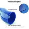 VLOCEMNYE Silicone 45 degree hose ID 1"(25mm)-1 1/2"(38mm) inch,Length 4 inch (102mm) 4-Ply (5.4mm) Reinforced Turbo/Intercooler/Intake Piping Coupler Industrial Hydraulic Hose Blue view 3