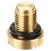 Bumdenuu 2X 17111712788 Radiator Overflow Coolant Expansion Tank Bleeder Screw Gold for E36 E39 E46 Etc. view 3