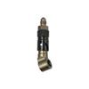 TOTMOX Stainless Steel Motorcycle An3 3An Front Brake Fluid Quick Removal Cover Replace Brake Line Disconnect Fitting Dry Break Coupling, Elbow Brown+Red view 2