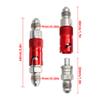 TOTMOX Stainless Steel Motorcycle An3 3An Front Brake Fluid Quick Removal Cover Replace Brake Line Disconnect Fitting Dry Break Coupling, Elbow Brown+Red view 3