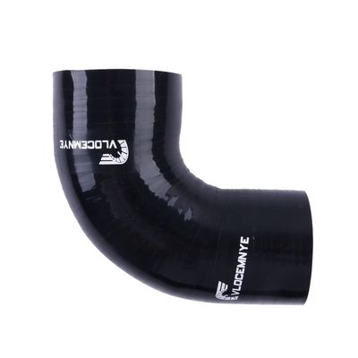 VLOCEMNYE Silicone 90 degree reduce Elbow hose,ID 1 4/5"(46mm)-3 1/10"(80mm) inch,Length 0.334ft(102mm),4-Ply(5.4mm) Reinforced Turbo/Intercooler/Intake Piping Coupler Industrial Hydraulic Hose Black