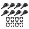 ACROPIX Car Windshield Washer Nozzle Wiper Spray Jet Fit for Dodge for RAM 1500 2500 3500 2009-2010 4805742AB/5113049AA/55077460AA - Pack of 16 Black view 1