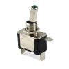 AMSH Auto Car Boat Truck Illuminated Led Toggle Switch with Safety Aircraft Flip Up Cover Guard Green 12V20A SS view 2