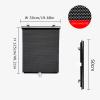 Temporary Car Sun Shade Side Window, Free-Perforated Balcony Suction Cup Sunshade, Blackout Curtain, Versatile Anywhere Portable Lightweight Drape,(Black Mesh Dot),W50*H125cm/W19.68*H49.21in view 2