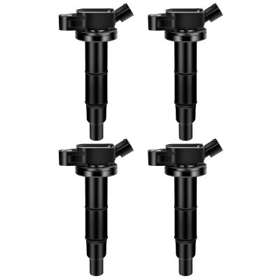 FEIPARTS Set of 4 Ignition Coils Replacement Fit For Toyota Solara 2.4L 2002-2003 for Toyota RAV4 2.4L 2004-2008 for UF333 UF322 UF-322 UF-494