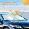 XHRING Windshield Sun Shade for Ford F150 F-150 F250 F350 1996-2024 2025 2026 Raptor Expedition 1997-2026 Escape 2013-2019 Accessories, Car Front Window Sunshade Sun Visor Shield for Transit 2012-2026 view 2