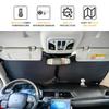 XHRING Windshield Sun Shade for Ford F150 F-150 F250 F350 1996-2024 2025 2026 Raptor Expedition 1997-2026 Escape 2013-2019 Accessories, Car Front Window Sunshade Sun Visor Shield for Transit 2012-2026 view 3