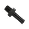 KRD PERFORMANCE Aluminum Straight 1/8 NPT Male to 5/16"(7.9mm) Hose Barb Push On Fitting Adapter, Black view 3
