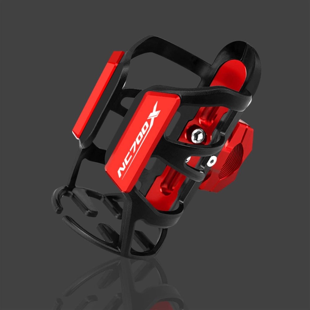 EGEIRA Cup Stand for NC700X NC750X NC700 X NC750 X 2005-2023 2021 2022 2020 2019 2018 2017 Motorcycle Beverage Water Bottle Drink Cup Coffee Holder Mount Drink Holder (Color : NC700X Red)