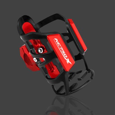 EGEIRA Cup Stand for NC700X NC750X NC700 X NC750 X 2005-2023 2021 2022 2020 2019 2018 2017 Motorcycle Beverage Water Bottle Drink Cup Coffee Holder Mount Drink Holder (Color : NC750X Red)