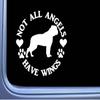 American Bulldog Sticker Angel OS 386 6" wide Sticker dog Decal view 2