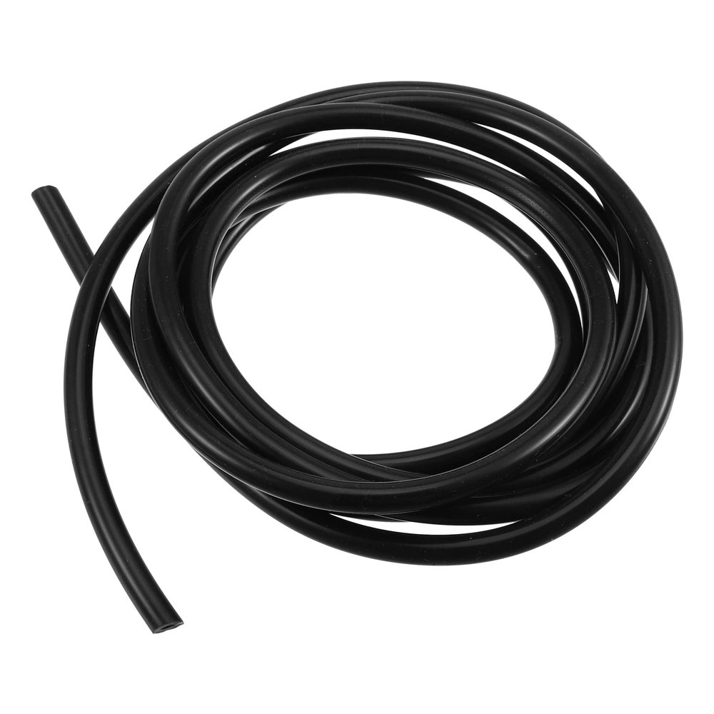 X AUTOHAUX 4mm 9.84ft Universal Car Silicone Vacuum Hose Pipe Tubing Water Air Line Tube Black