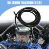 X AUTOHAUX 4mm 9.84ft Universal Car Silicone Vacuum Hose Pipe Tubing Water Air Line Tube Black view 2