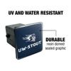 GRAPHICS & MORE University of Wisconsin - Stout Primary Logo Tow Trailer Hitch Cover Plug Insert 2" view 2