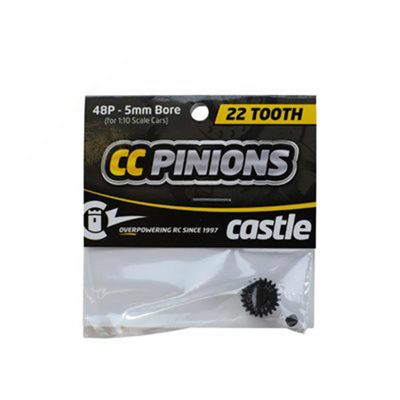 Castle Creations CC Pinion 22T-48 Pitch 5MM BORE CSE010006541 Electric Car/Truck Option Parts